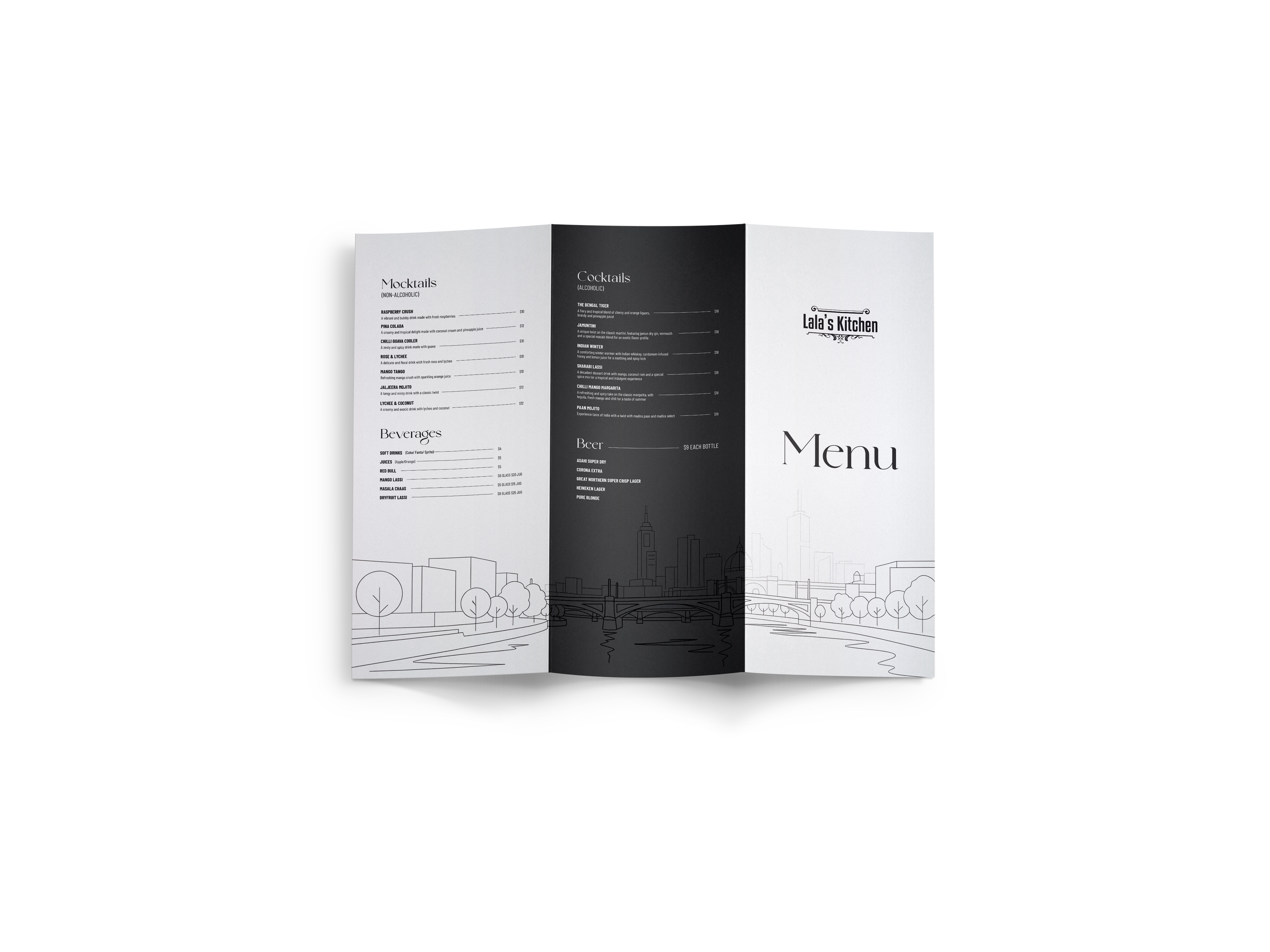 Menü-Design von dadaMEDIA für Sweta Pty Ltd | Design #36398614