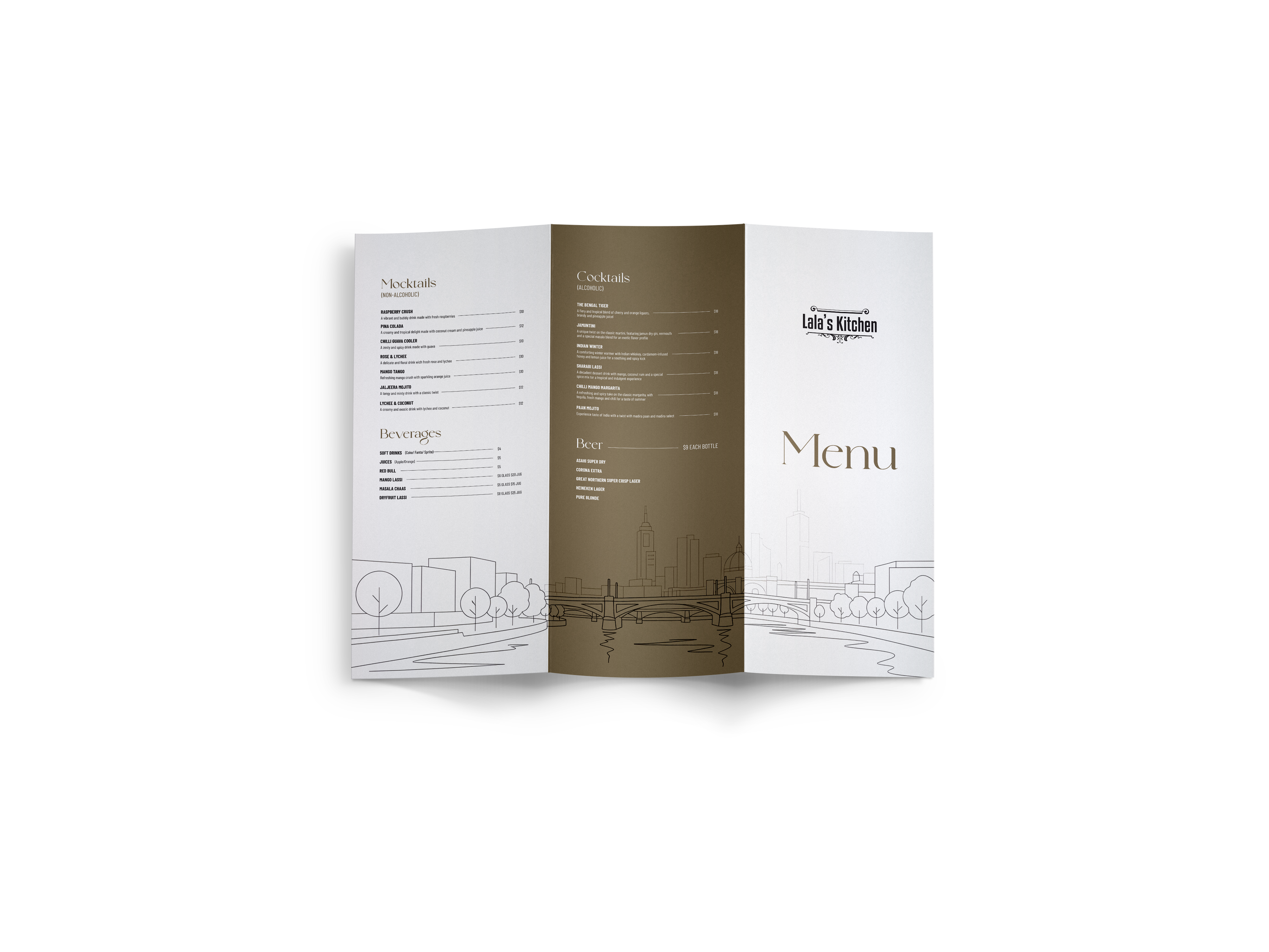 Menü-Design von dadaMEDIA für Sweta Pty Ltd | Design #36398615