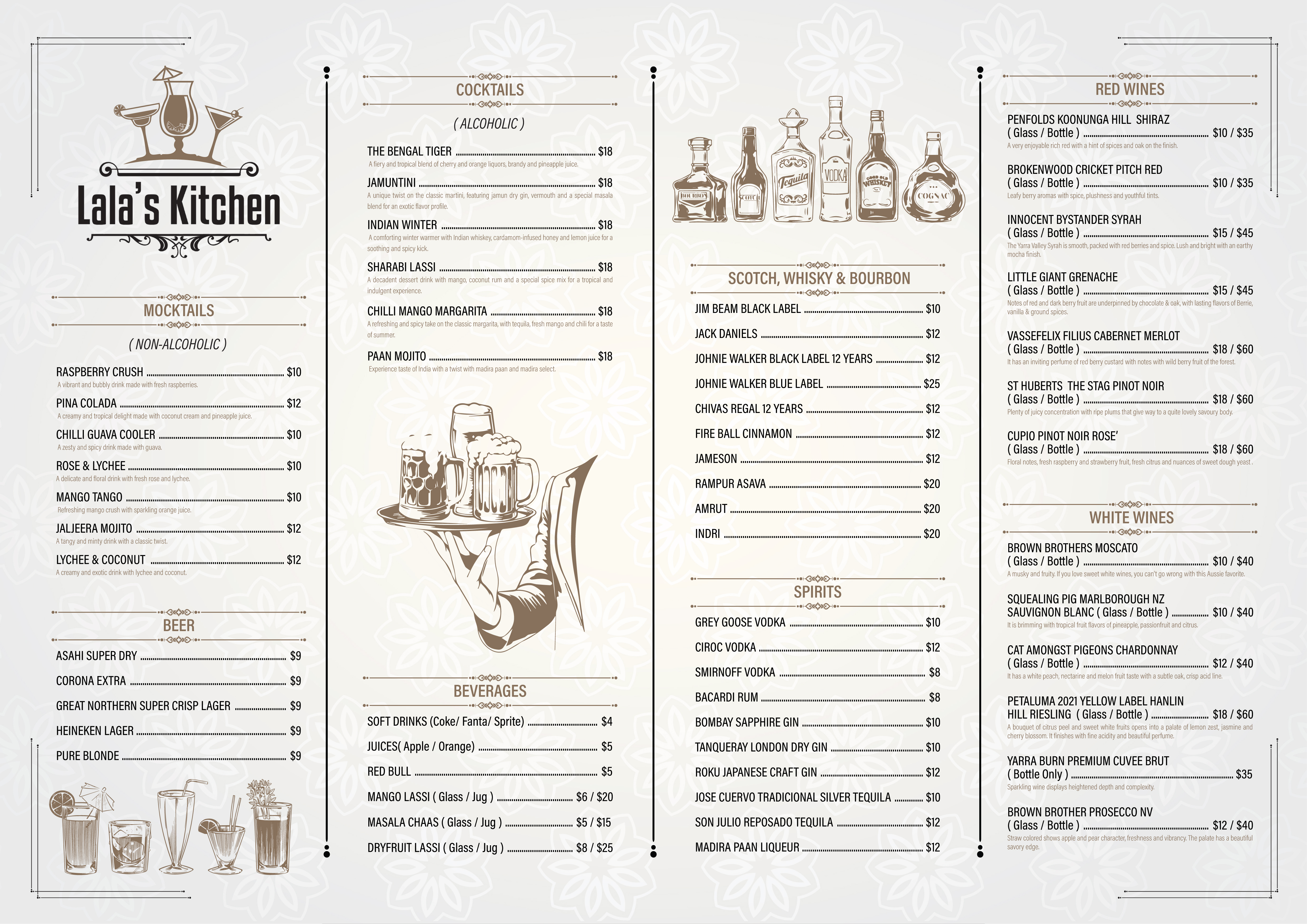 Menü-Design von Krold IT Solutions für Sweta Pty Ltd | Design #36380747