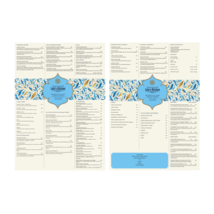 Menu Design by Stuart-print&digital for Sweta Pty Ltd | Design #36381366