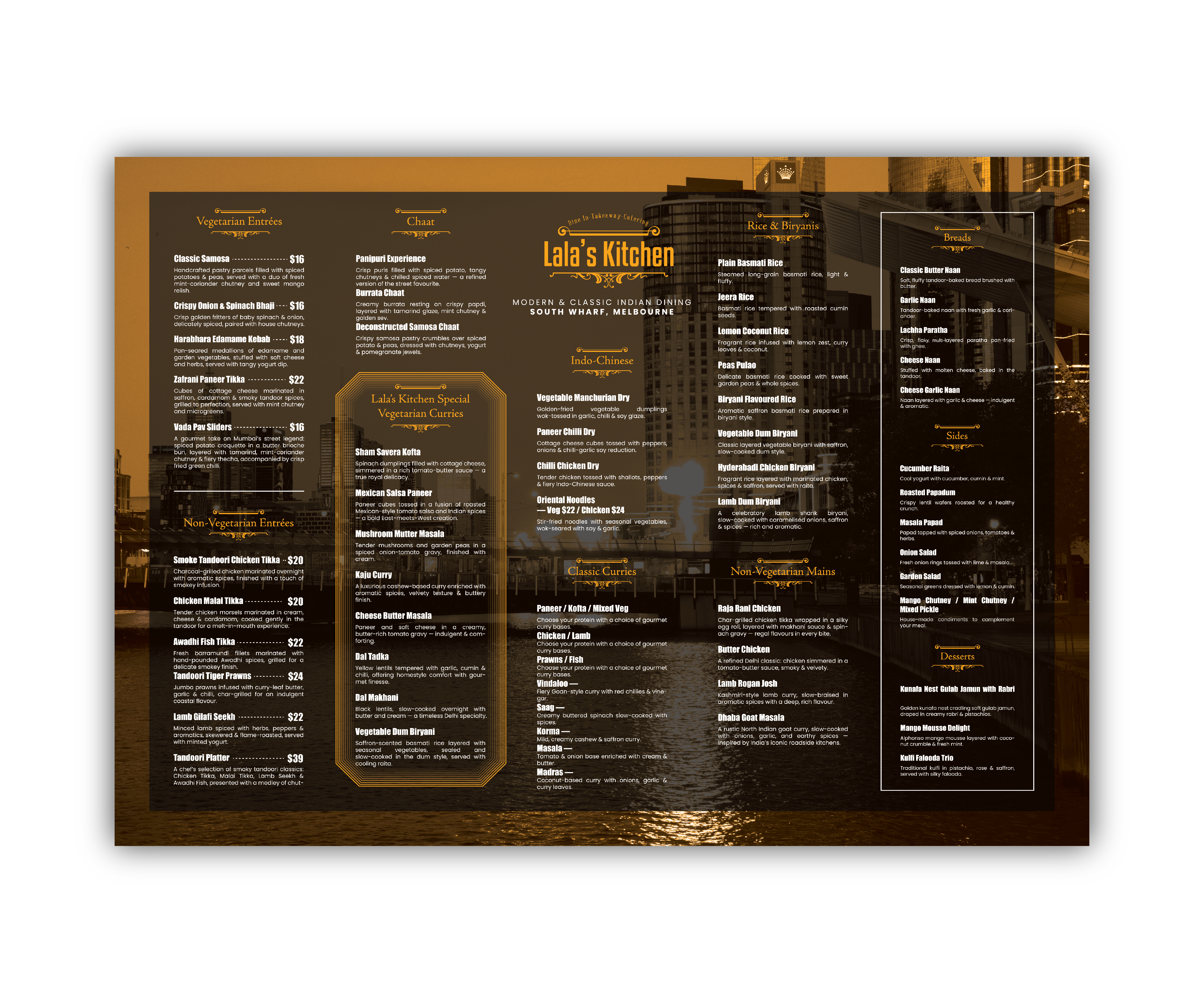 Menu Design by Designed by MS for Sweta Pty Ltd | Design #36368506