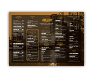 Menu Design by Designed by MS for Sweta Pty Ltd | Design #36368506