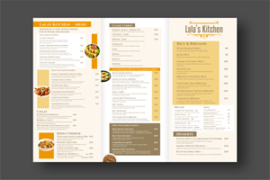 Menü-Design von Nanas91 für Sweta Pty Ltd | Design: #36394079