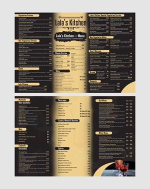 Menü-Design von Creations Box 2015 für Sweta Pty Ltd | Design: #36363934