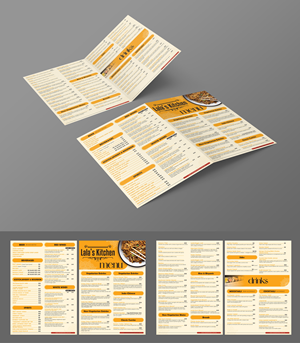 Menu Design by Impressive Designs for Sweta Pty Ltd | Design #36360006