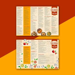 Menü-Design von pecgi für Sweta Pty Ltd | Design: #36359342