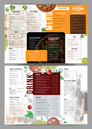 Menü-Design von taufik_alrahman für Sweta Pty Ltd | Design: #36366798