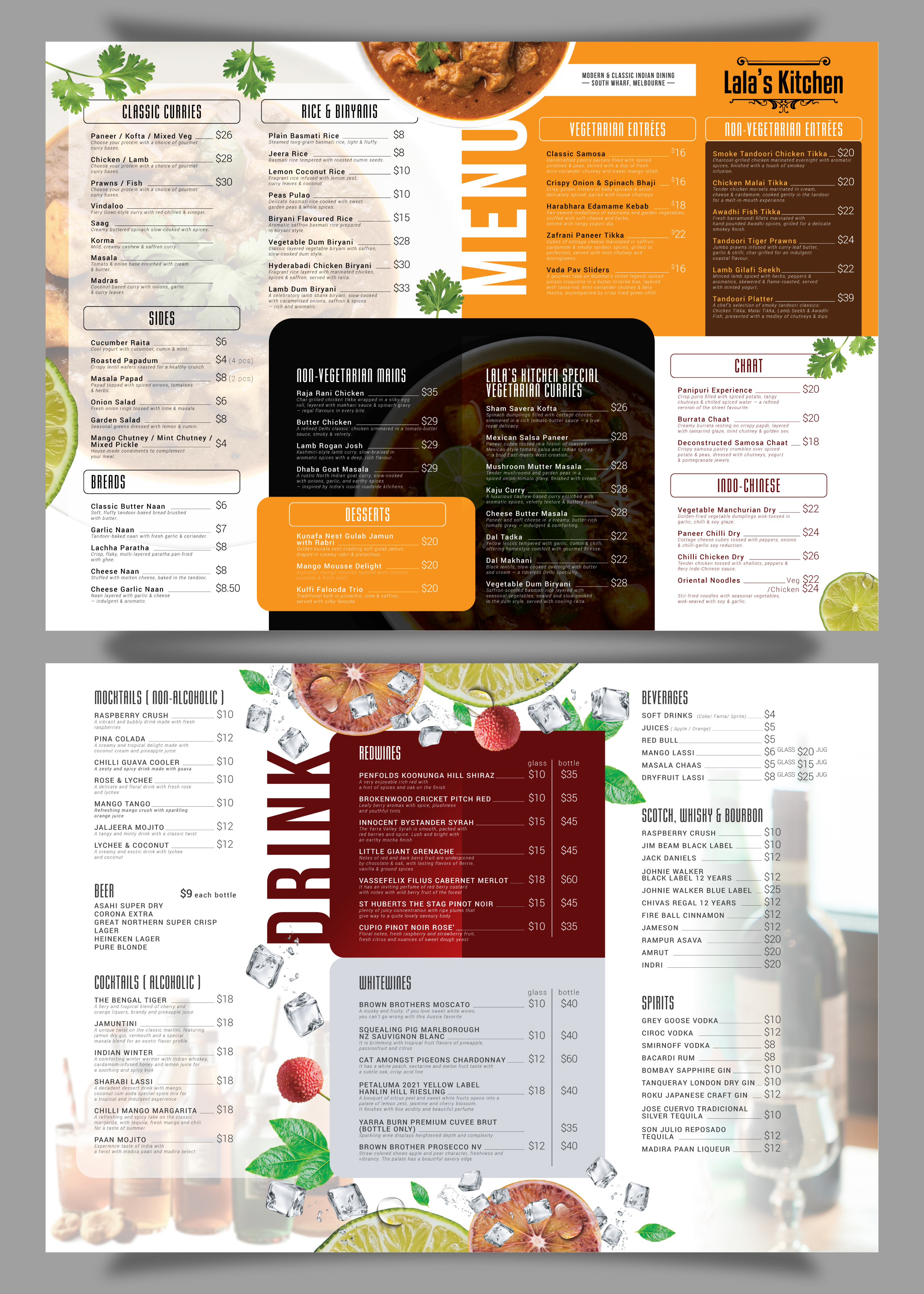 Menü-Design von taufik_alrahman für Sweta Pty Ltd | Design #36386566