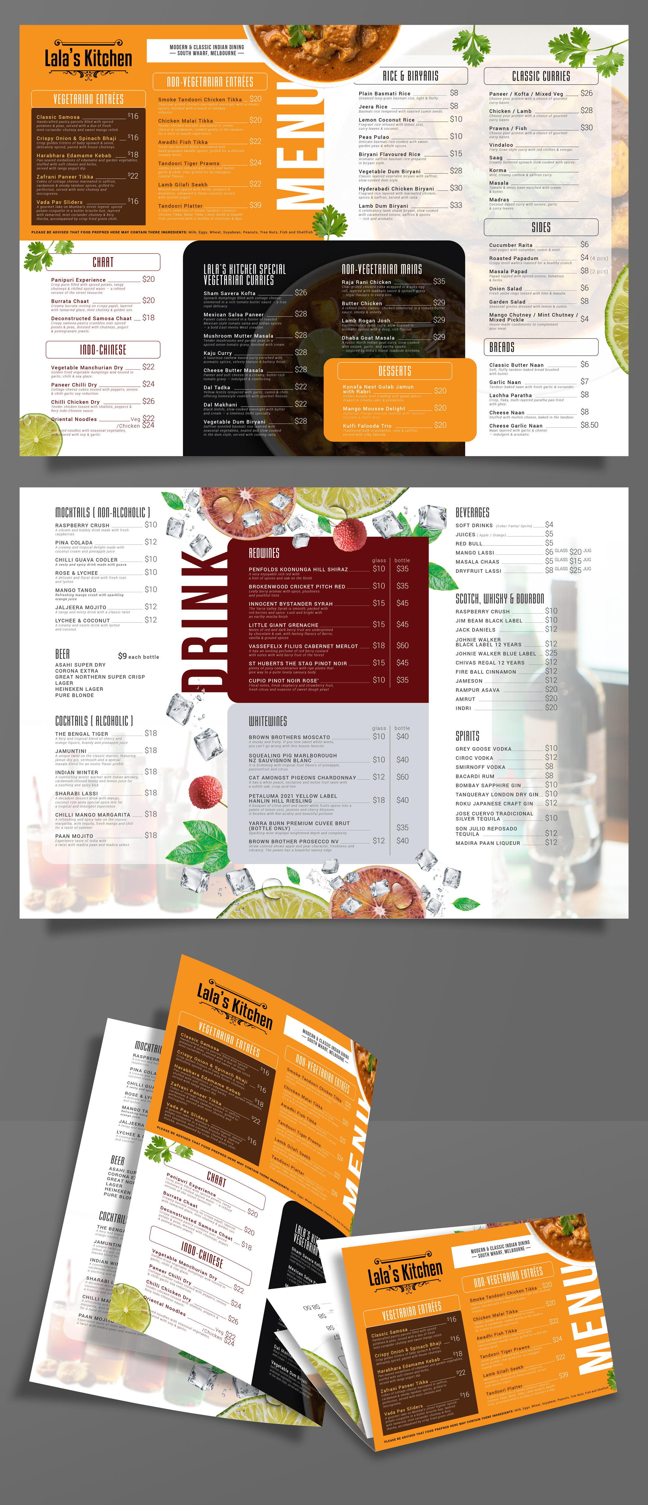 Menü-Design von taufik_alrahman für Sweta Pty Ltd | Design #36399149