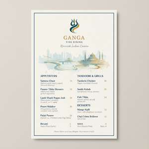 Menü-Design von Aware Designer für Sweta Pty Ltd | Design: #36361083