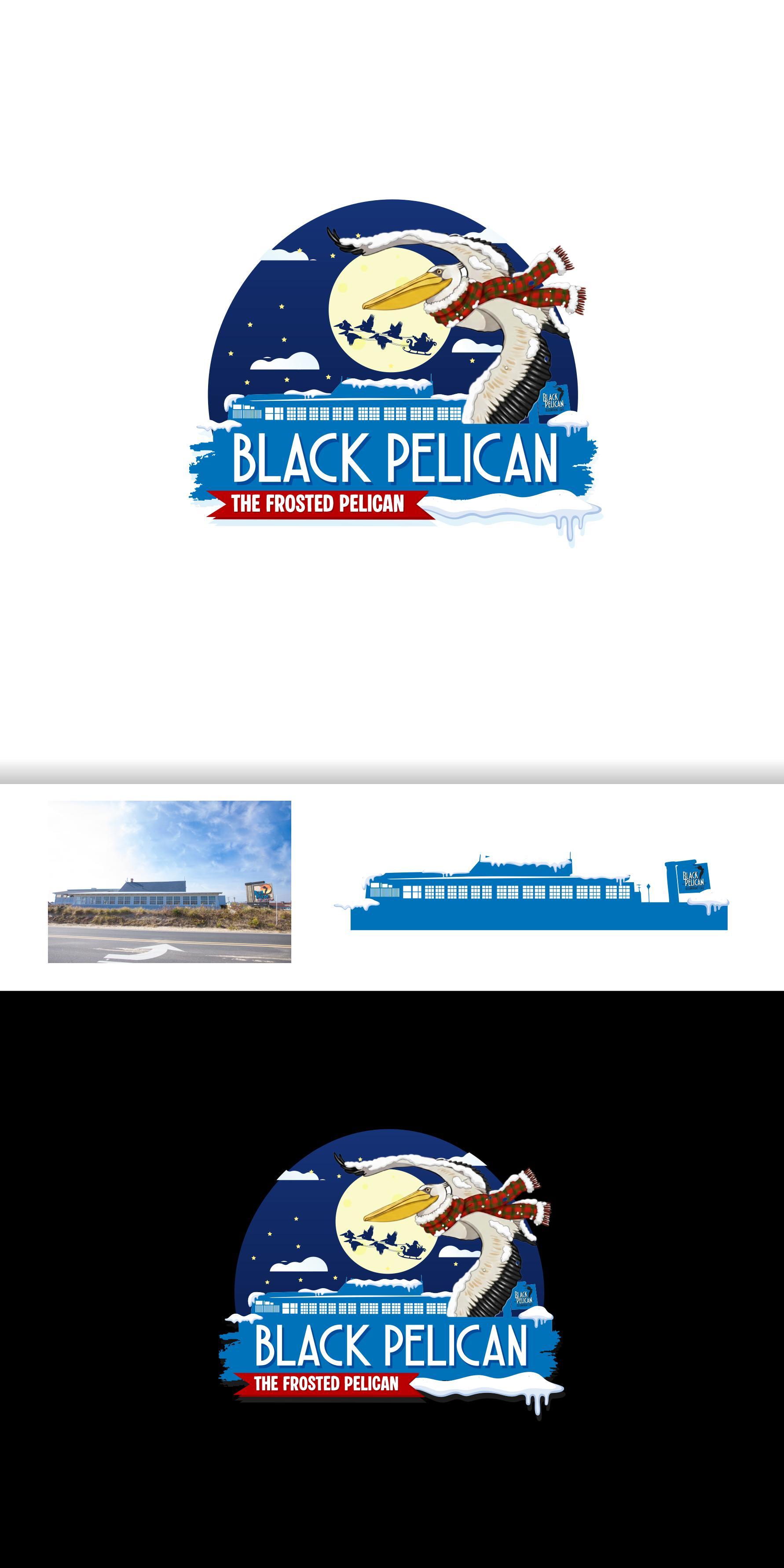Logo Design by Pixelation for Black Pelican Seafood Company | Design #36386597