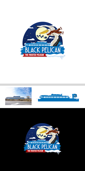 Logo Design by Pixelation for Black Pelican Seafood Company | Design #36386597
