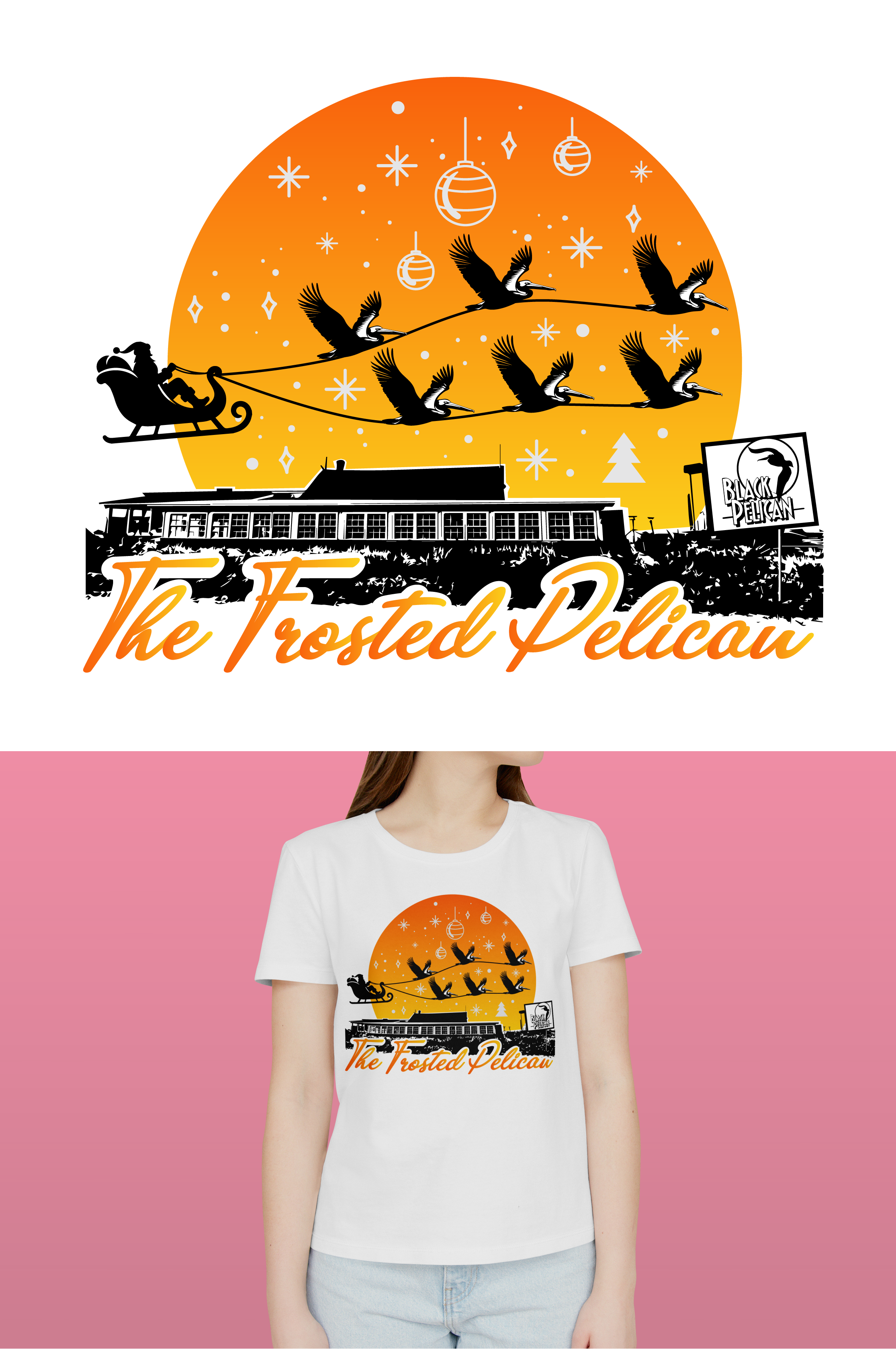 Logo Design by Naufal RA for Black Pelican Seafood Company | Design #36374192