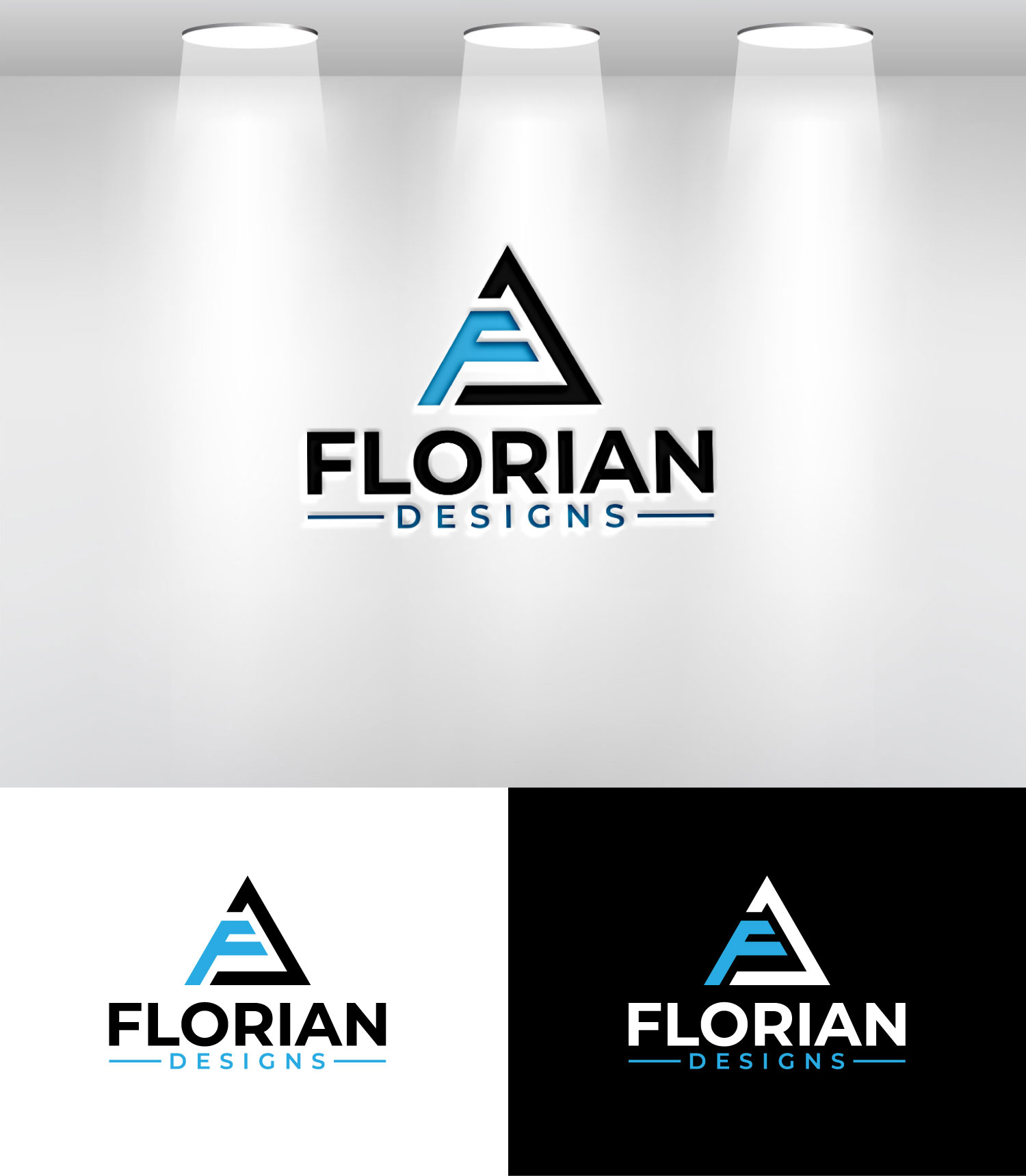 Logo Design by Mi Design1 for FLORIAN designs | Design #36364313