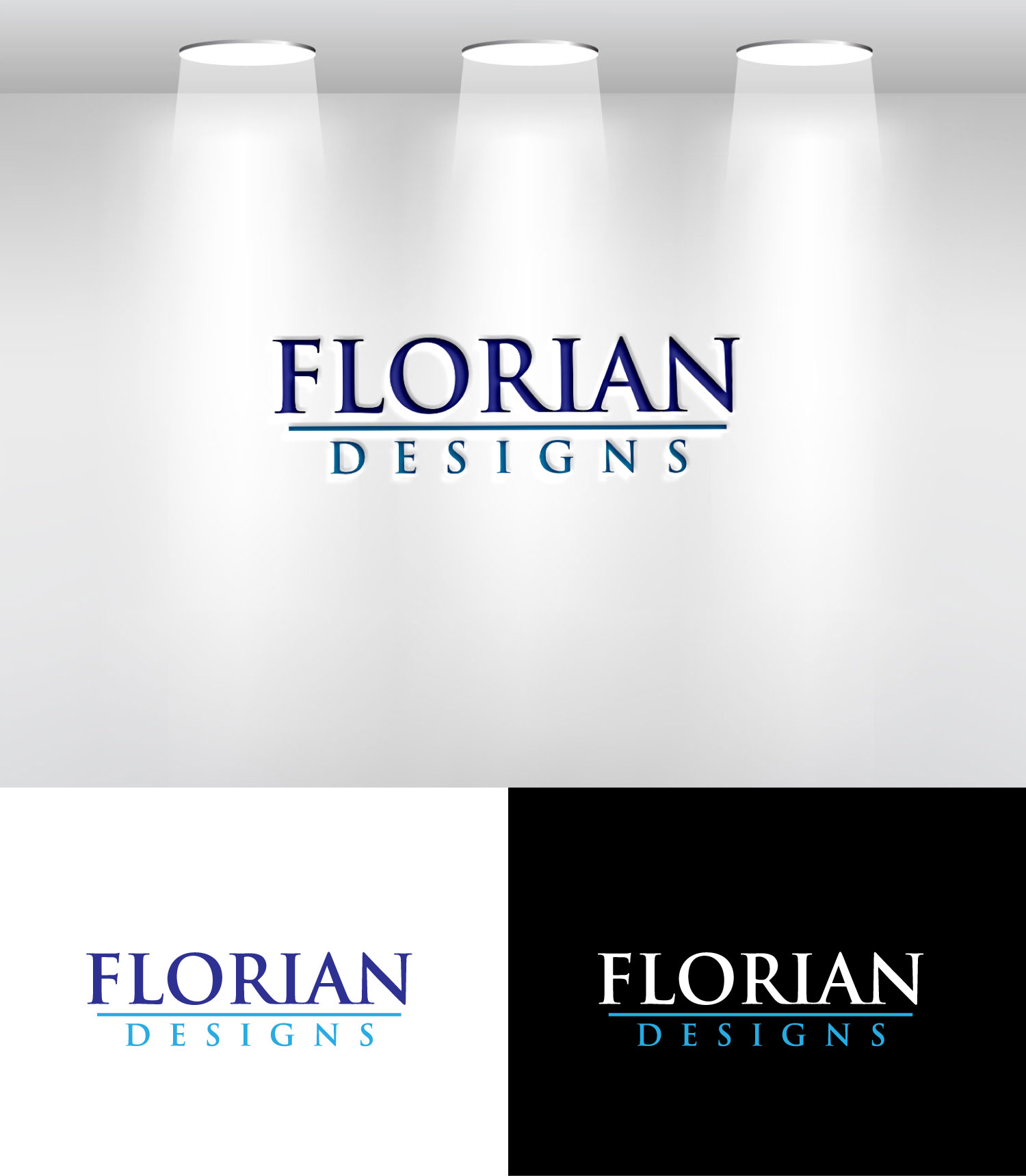 Logo Design by Mi Design1 for FLORIAN designs | Design #36365174