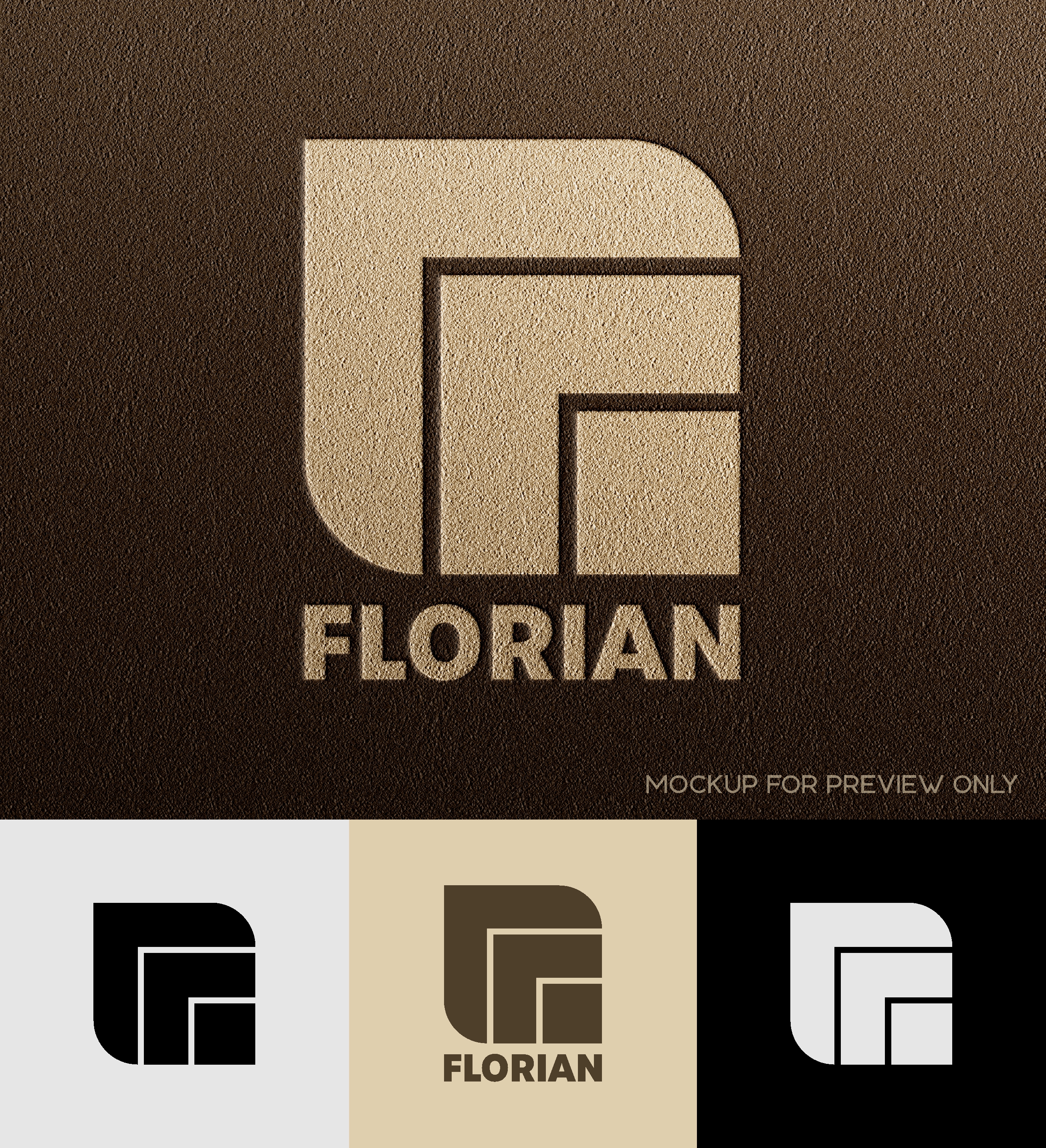 Logo Design by Hizkia Design for FLORIAN designs | Design #36374156