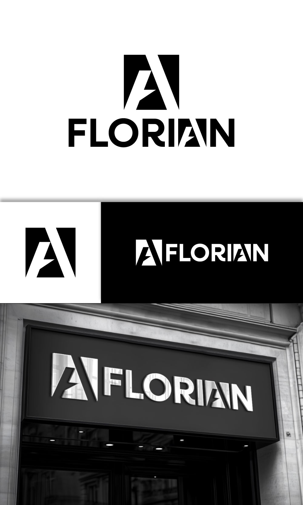 Logo Design by loveqis for FLORIAN designs | Design #36366518