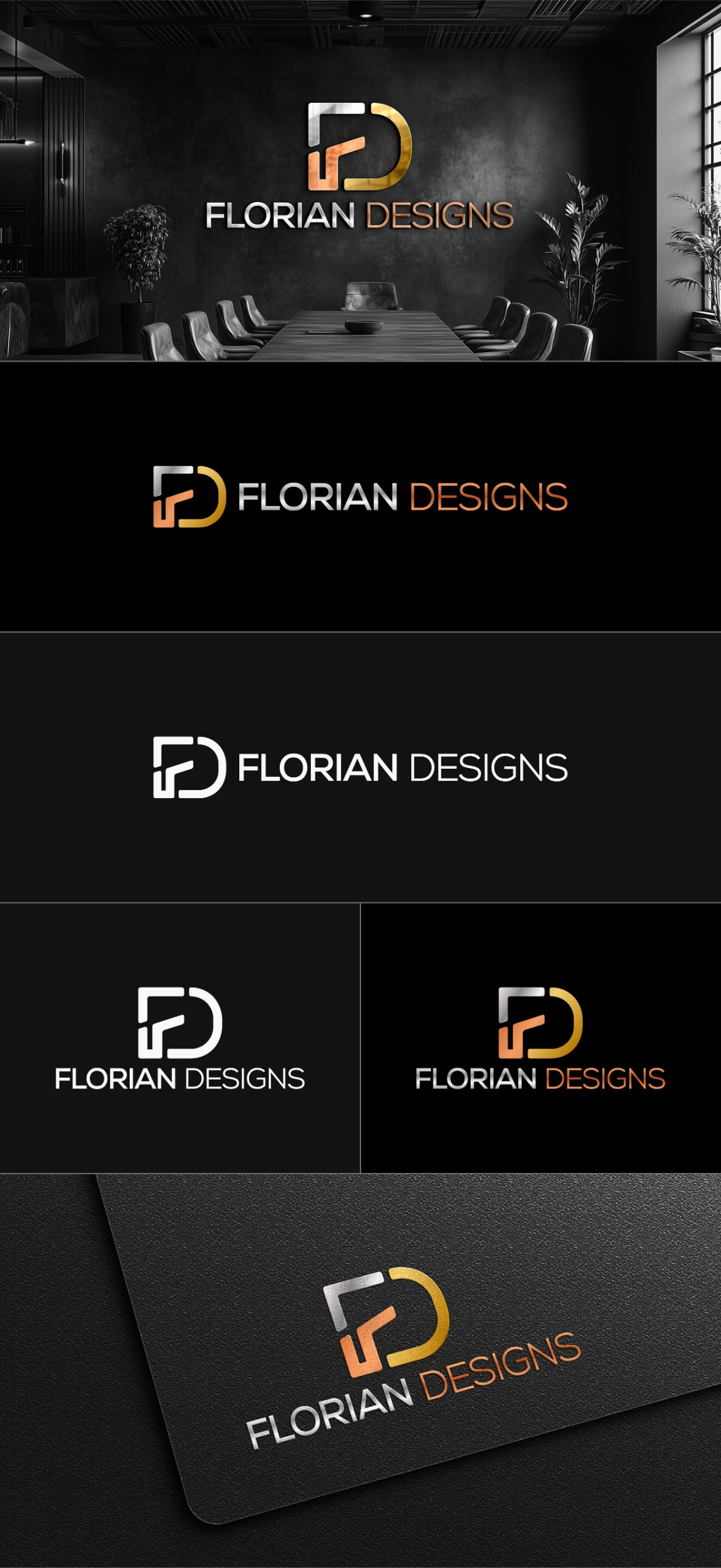 Logo Design by PixelUP Graphics for FLORIAN designs | Design #36369056