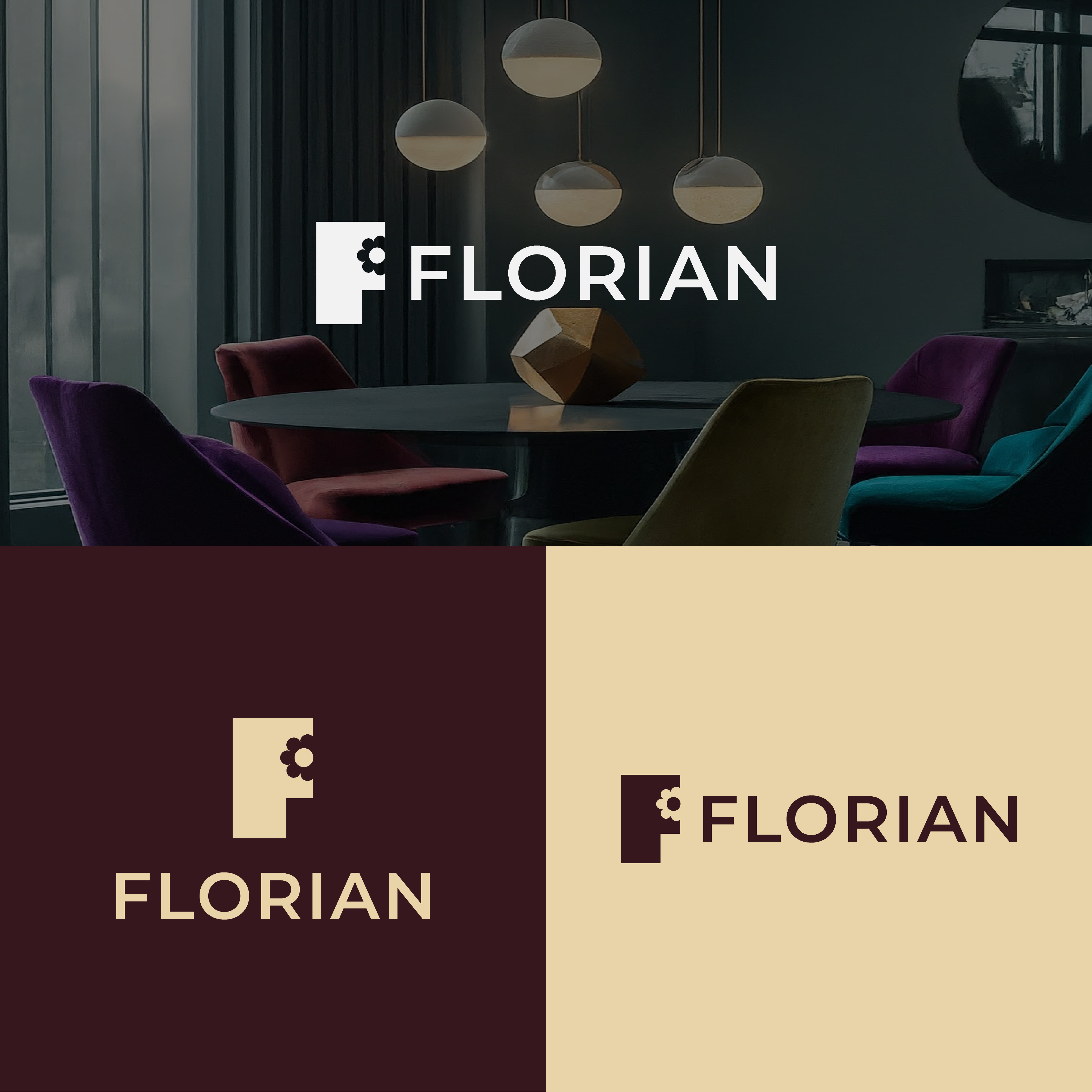 Logo Design by Ahin for FLORIAN designs | Design #36390916