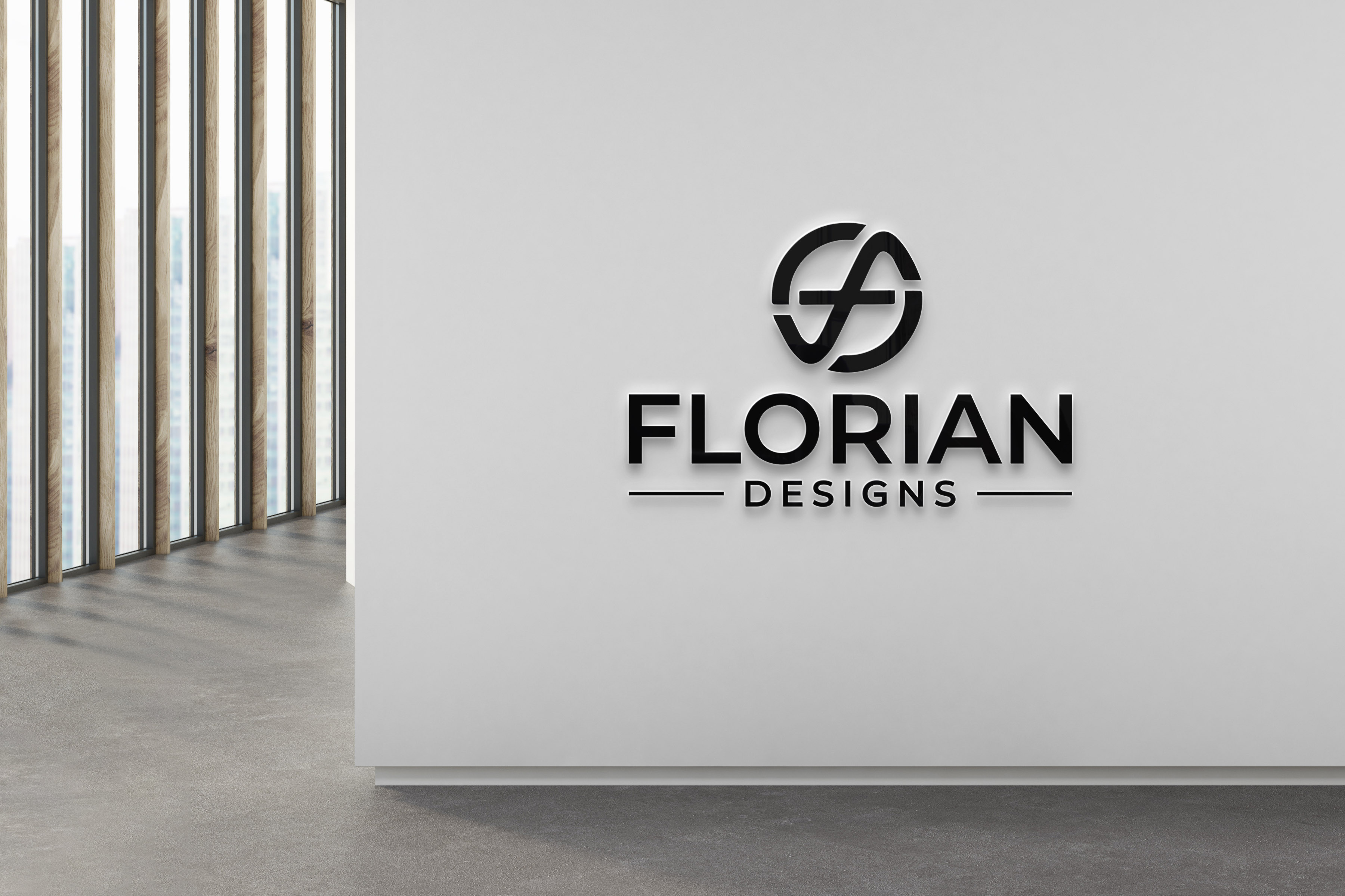 Logo Design by GraphiqueLab for FLORIAN designs | Design #36368294