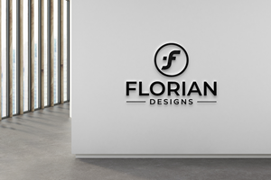 Logo Design by GraphiqueLab for FLORIAN designs | Design: #36368295