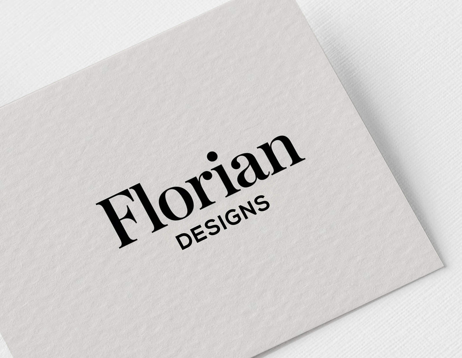 Logo Design by jijan for FLORIAN designs | Design #36370819