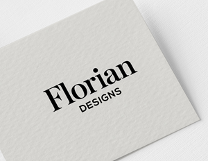 Logo Design by jijan for FLORIAN designs | Design: #36370819