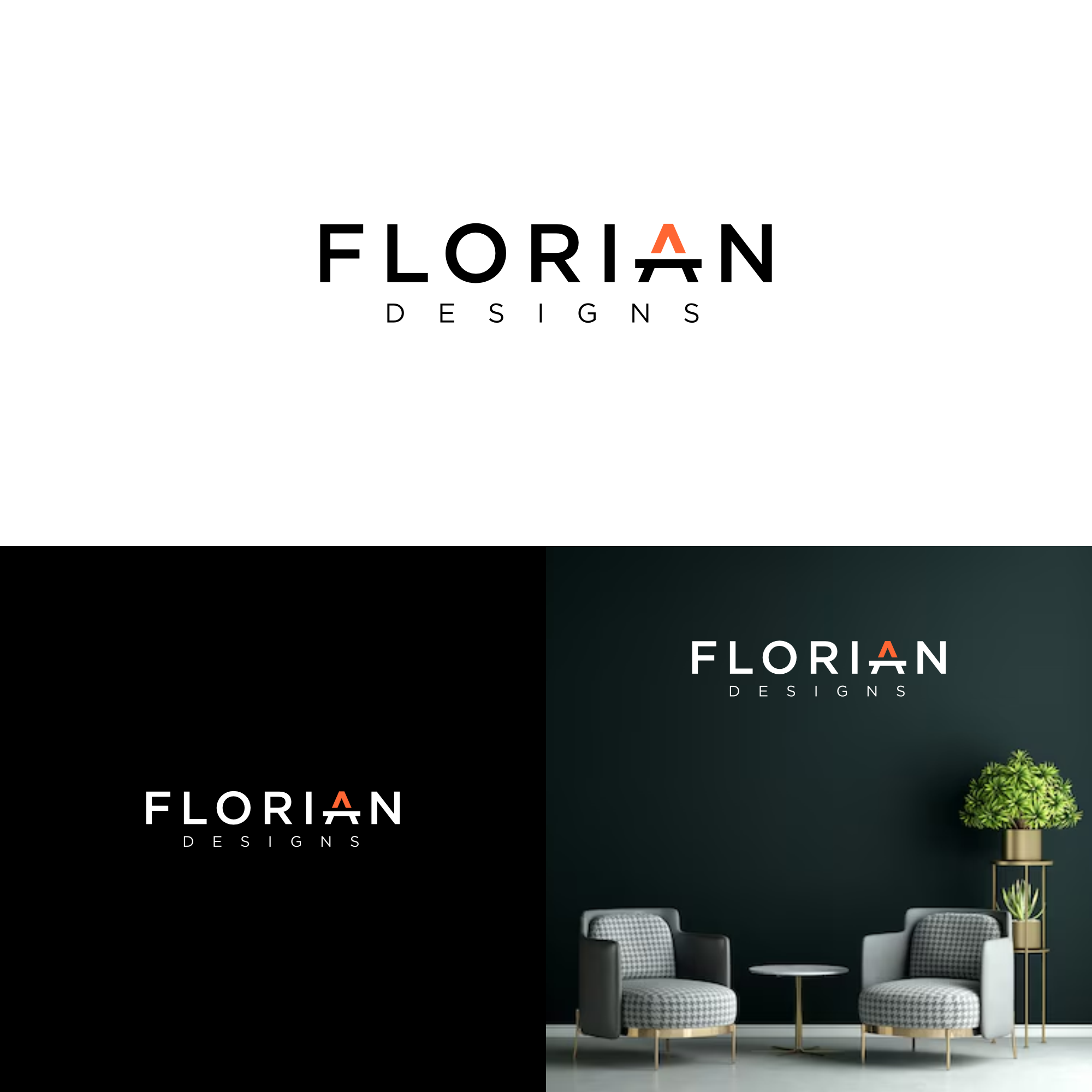 Logo Design by hidro for FLORIAN designs | Design #36365305