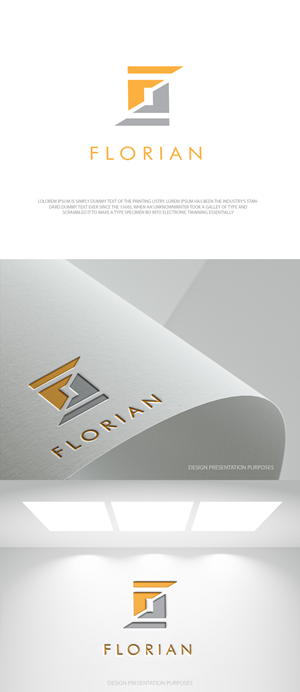 Logo Design by zebronicgraphic for FLORIAN designs | Design: #36364884