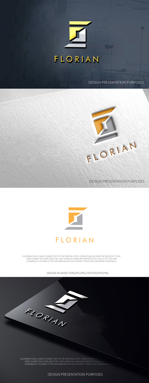 Logo Design by zebronicgraphic for FLORIAN designs | Design: #36364885