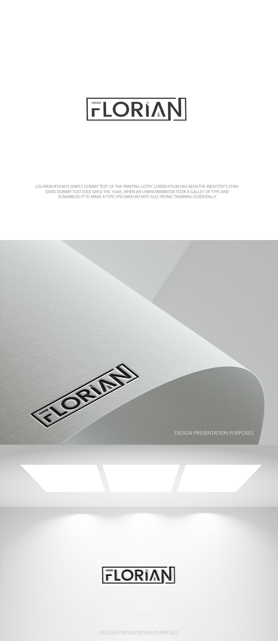 Logo Design by zebronicgraphic for FLORIAN designs | Design #36365180