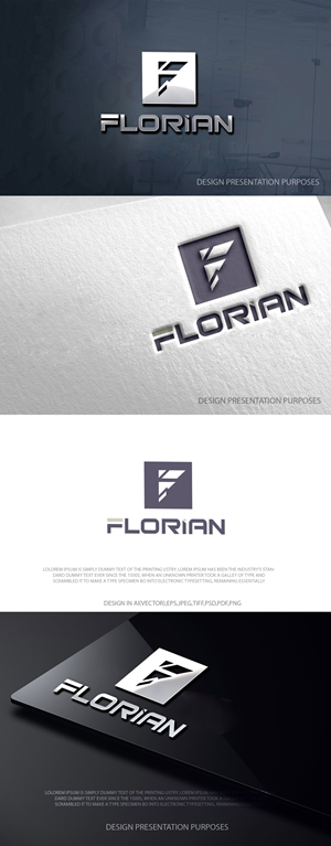 Logo Design by zebronicgraphic for FLORIAN designs | Design: #36365686