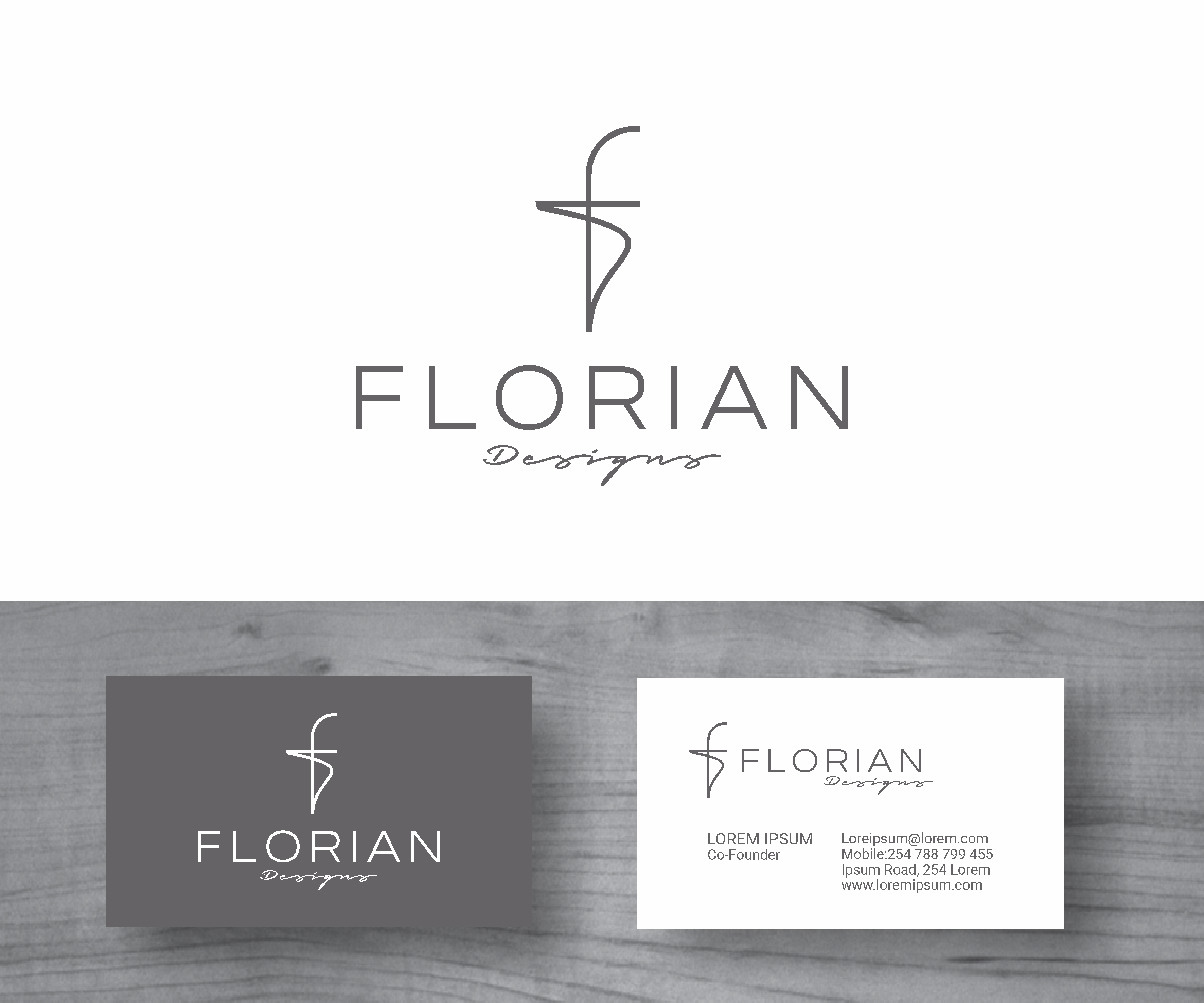 Logo Design by MBARO for FLORIAN designs | Design #36425041