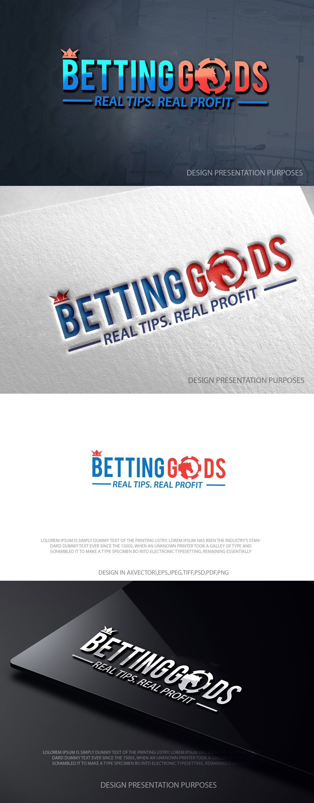 Logo Design by zebronicgraphic for Betting Gods Malta Ltd | Design #36372718