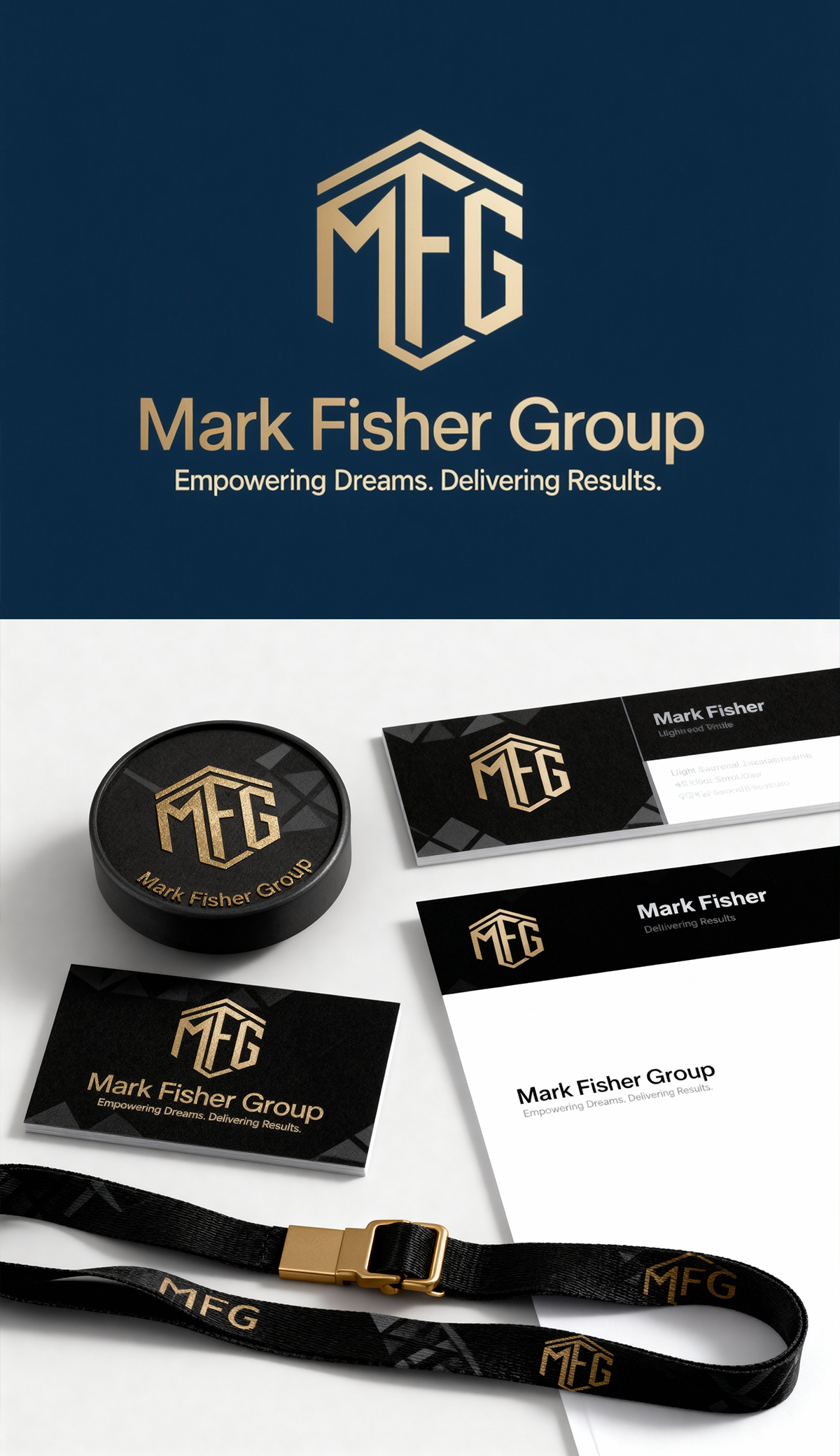 Diseño de Logo por AMBStudio para Mark Fisher Group | Diseño #36378312
