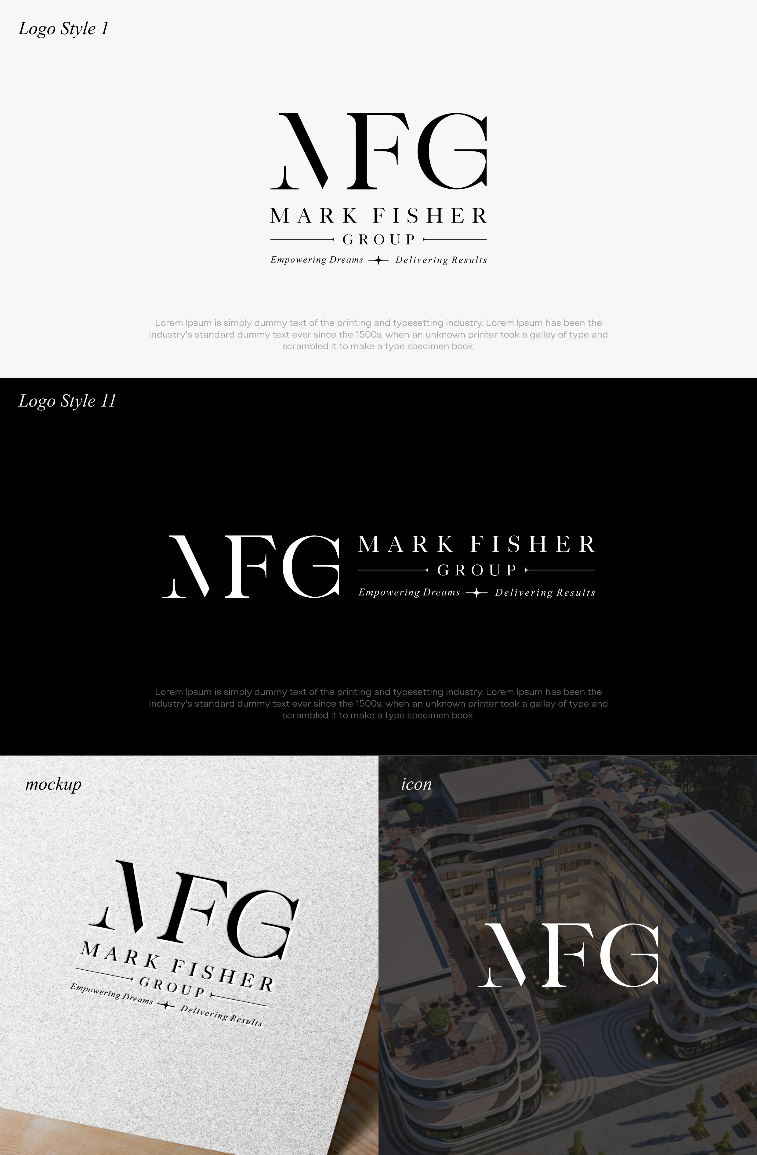 Logo Design by Student_art for Mark Fisher Group | Design #36440727