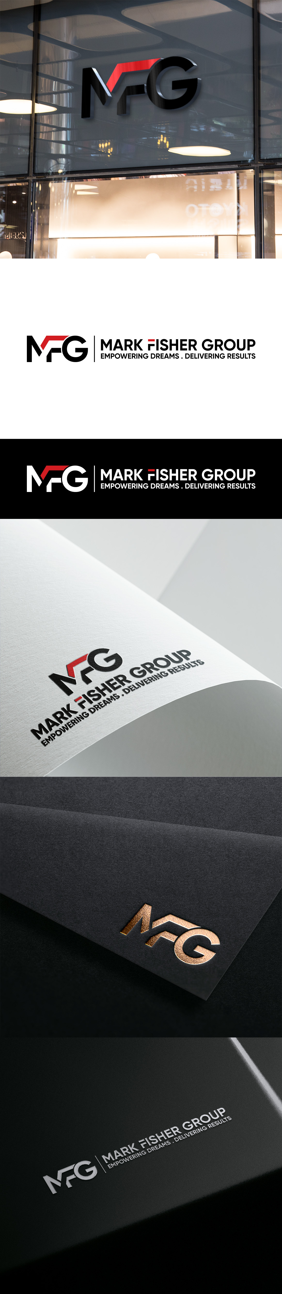 Logo Design by ScoreStriver for Mark Fisher Group | Design #36438166