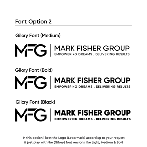 Logo Design by ScoreStriver for Mark Fisher Group | Design: #36465250