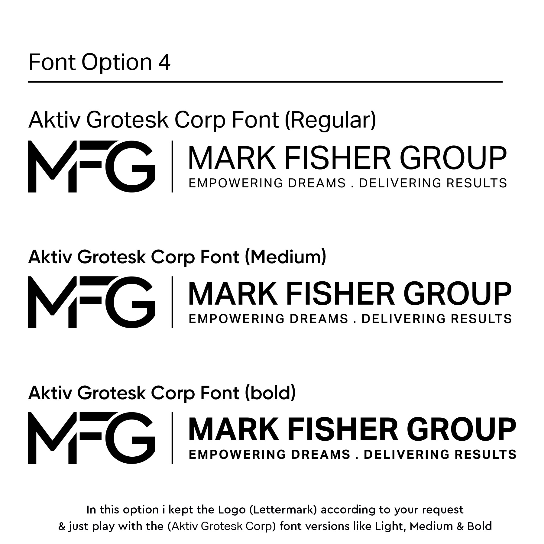 Diseño de Logo por ScoreStriver para Mark Fisher Group | Diseño #36465432