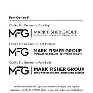 Logo Design by ScoreStriver for Mark Fisher Group | Design: #36465783
