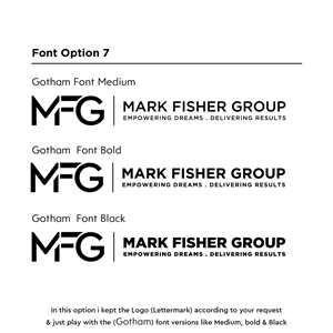 Logo Design by ScoreStriver for Mark Fisher Group | Design: #36465898