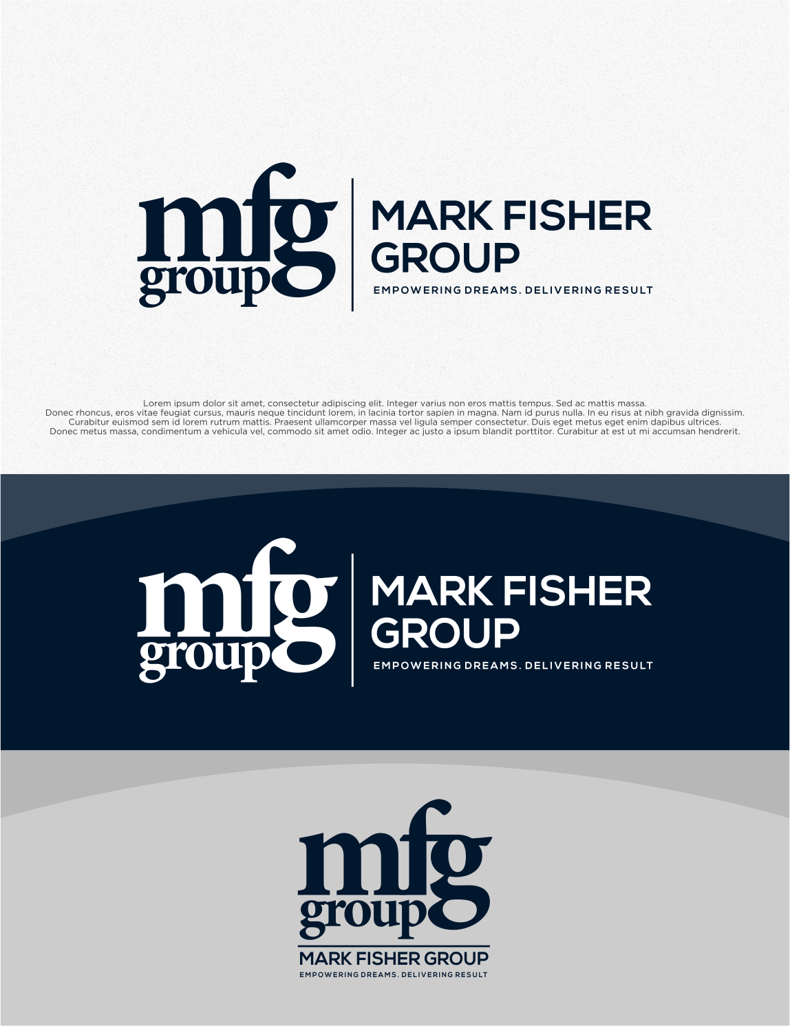 Logo Design by shiroRo for Mark Fisher Group | Design #36416604