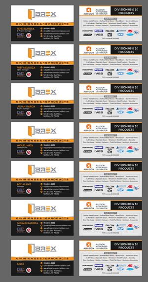 Visitenkarten-Design von Rajneesha für BREX Commercial Door | Design: #36459843