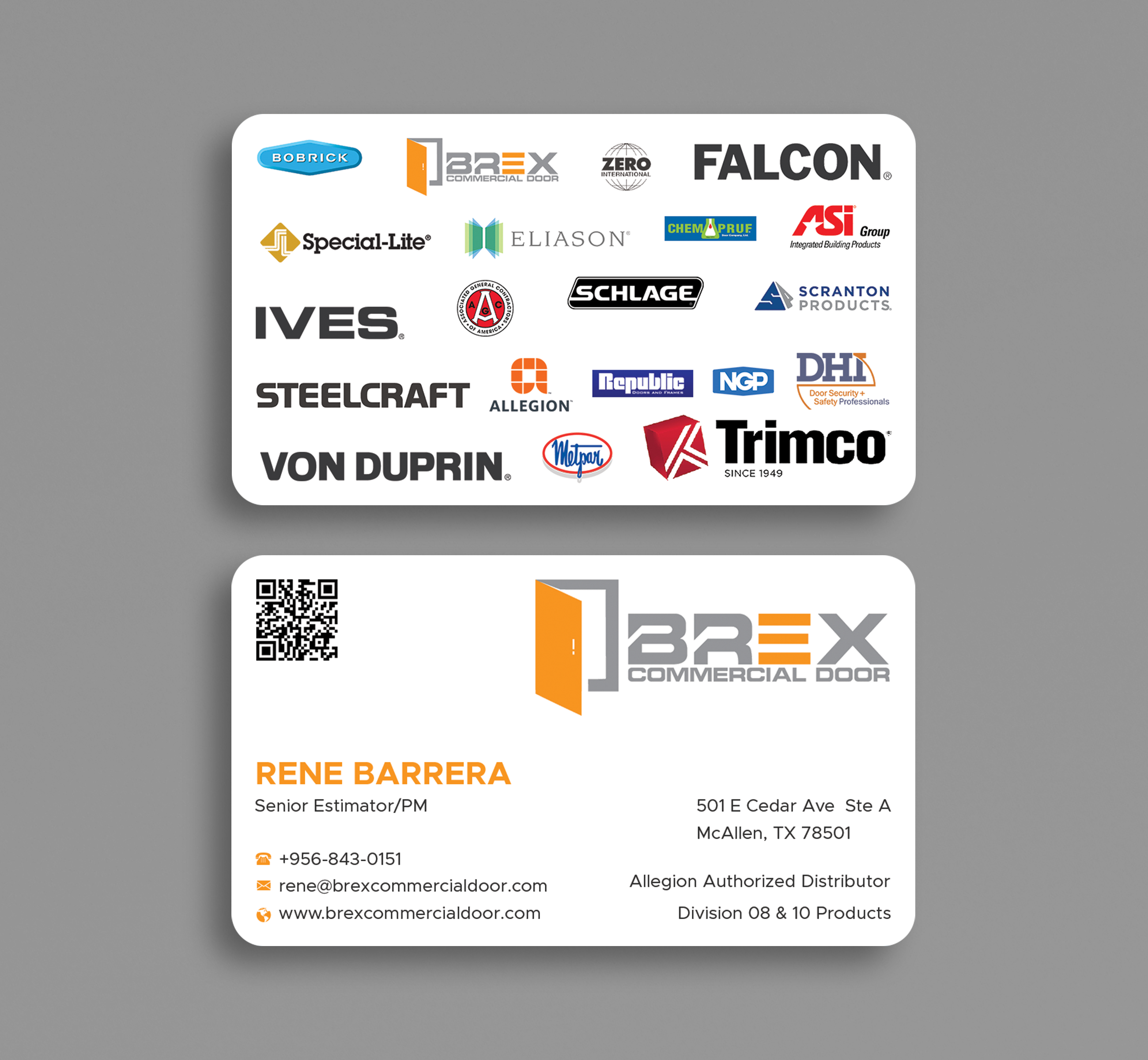 Visitenkarten-Design von Expert Bappy für BREX Commercial Door | Design #36387949