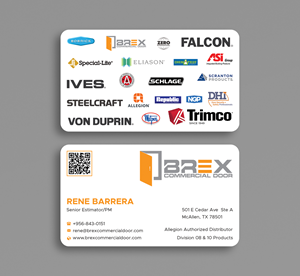 Visitenkarten-Design von Expert Bappy für BREX Commercial Door | Design: #36388033