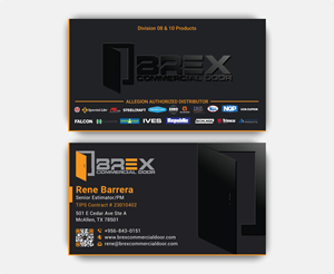 Visitenkarten-Design von DesignerShahadat für BREX Commercial Door | Design: #36381246