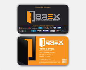 Visitenkarten-Design von DesignerShahadat für BREX Commercial Door | Design: #36381254