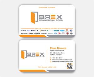 Visitenkarten-Design von DesignerShahadat für BREX Commercial Door | Design: #36381257