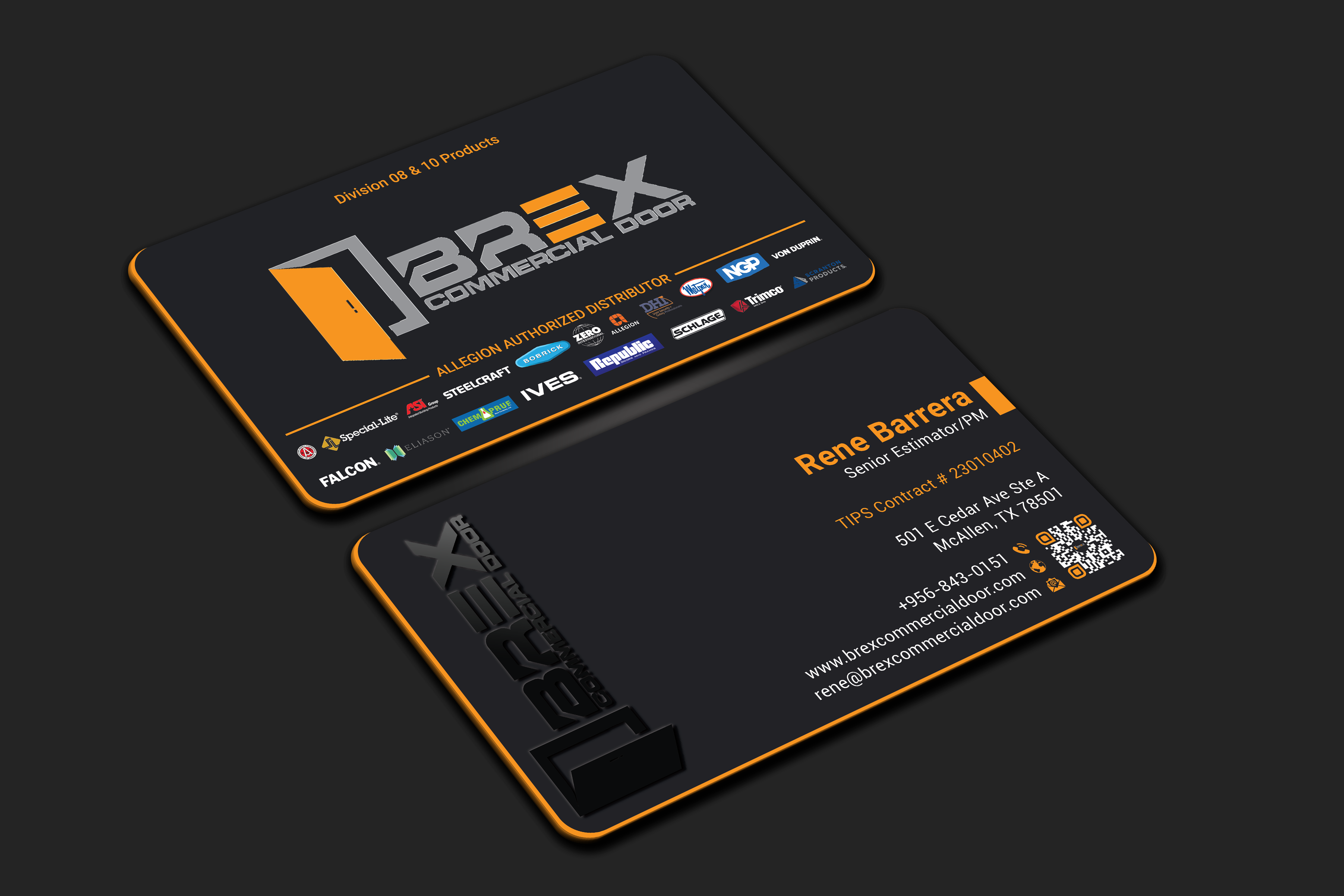 Visitenkarten-Design von DesignerShahadat für BREX Commercial Door | Design #36381272