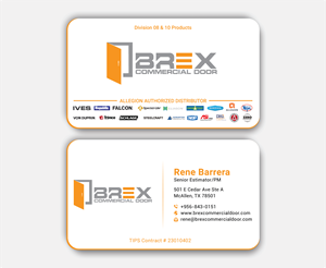 Visitenkarten-Design von DesignerShahadat für BREX Commercial Door | Design: #36381553